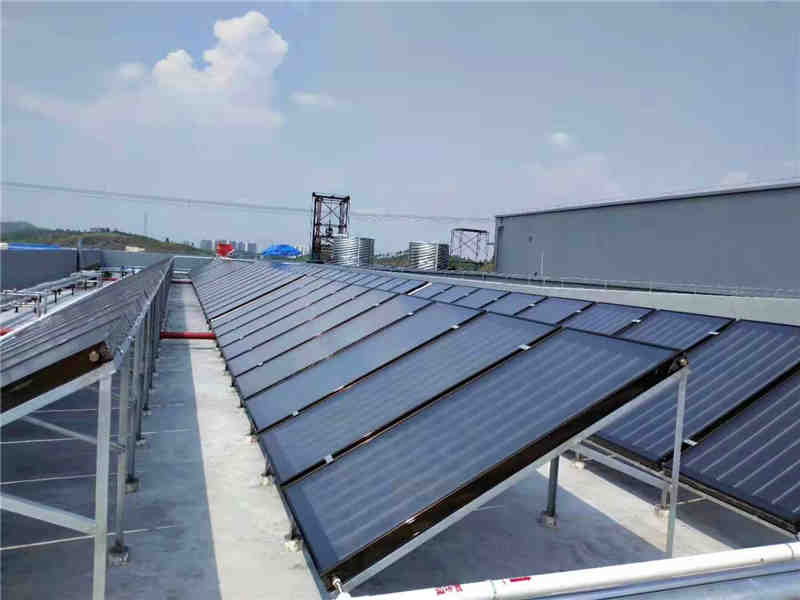 肇庆某电子厂增加太阳能集热器安装工程