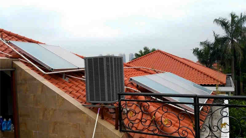  别墅太阳能热水工程安装